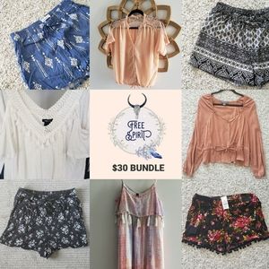 🦋 Boho Sale | 8 Items | Shorts | Dress | Blouse
